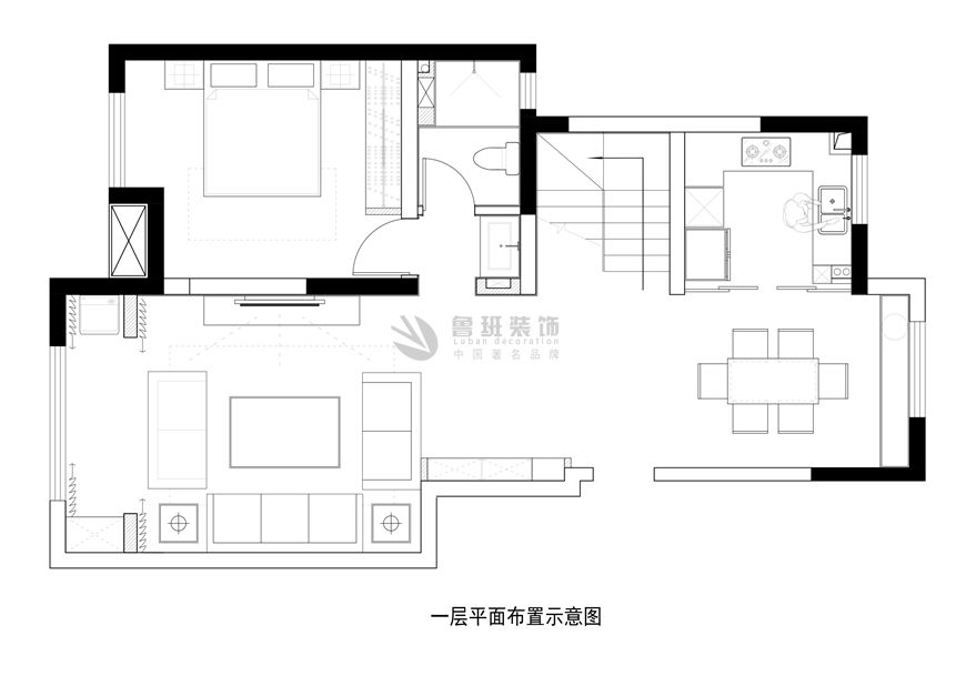 綠地城,現(xiàn)代簡約風(fēng)格風(fēng)格,戶型圖