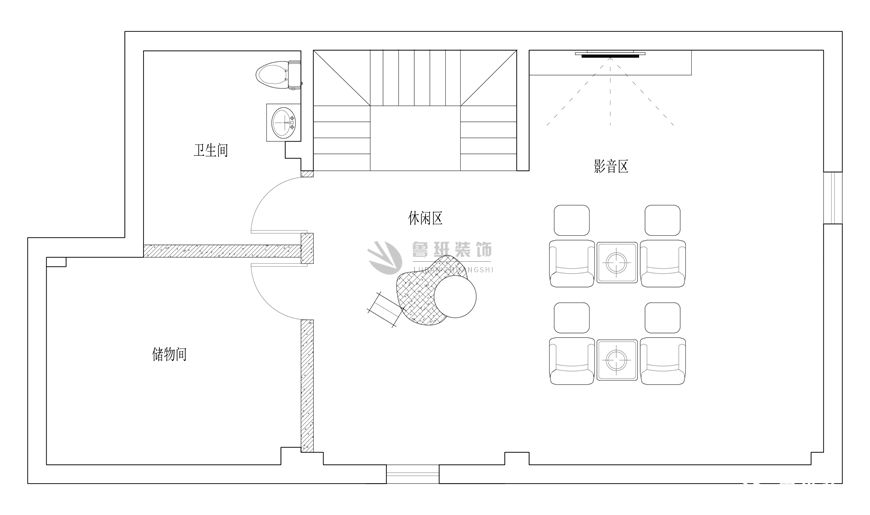 薔薇溪谷,新中式風(fēng)格效果圖,三層平面布局圖